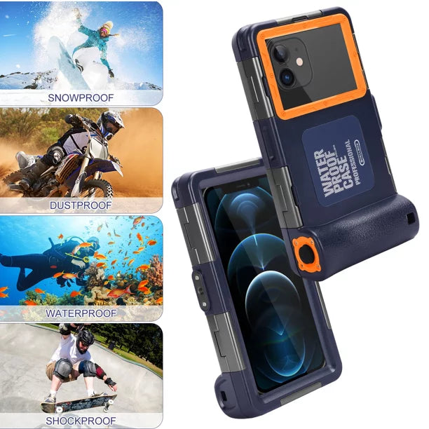 Inch Snorkeling Underwater Case Phones Professional 8i UrbanX for 6.9 Waterproof Diving Realme LCD Lanyard to [15m/50ft] Surfing Housing And Swimming Photo Video Protective Up all with