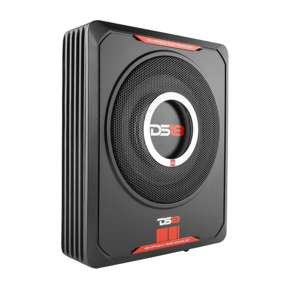 RMS Amplified Efficiency DS18 150 2 SQBASS Ohm x 1 Subwoofer 8" Slim High Watts