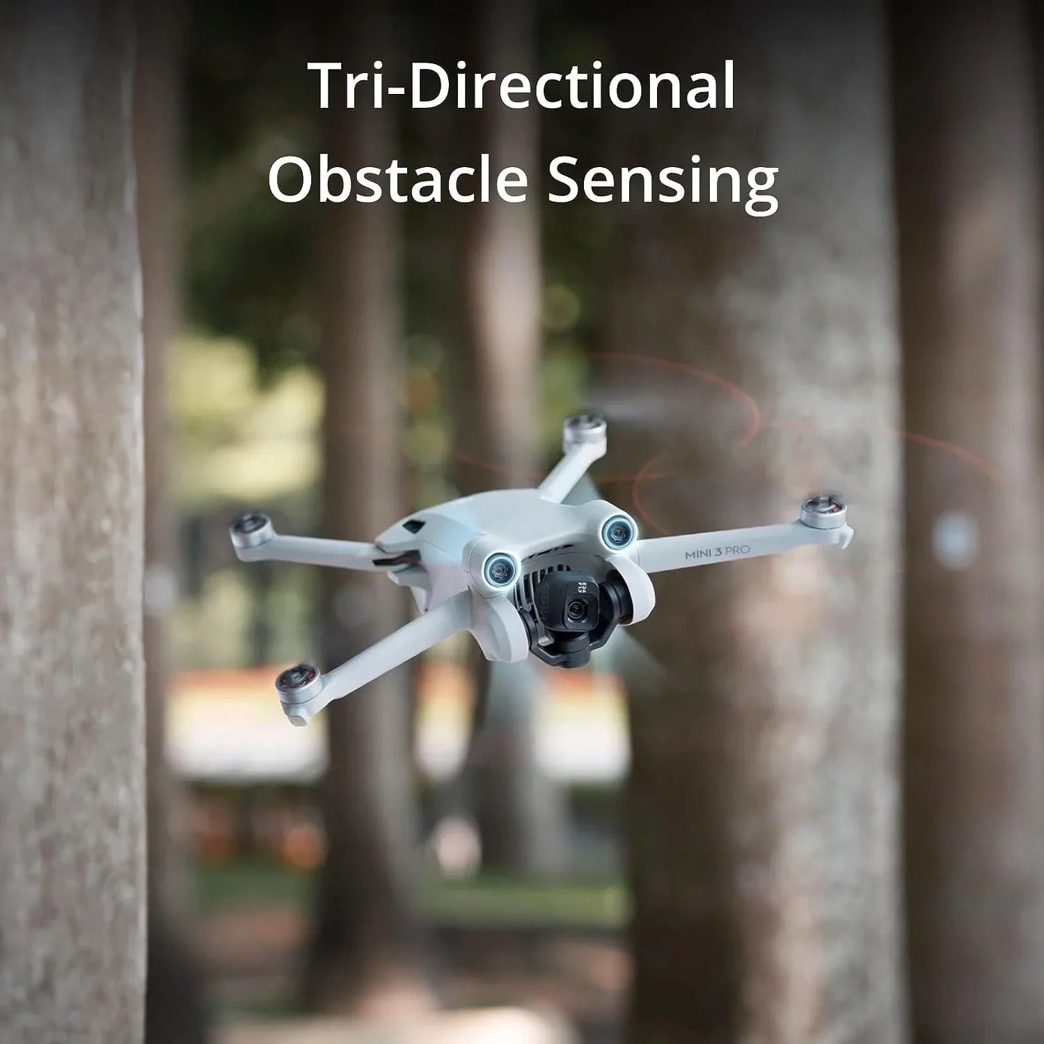 Smart Pro Sensing Mini Bundle Remote RC 128GB 4K/60fps + Drone Camera Tri-Directional 48MP, w/ (With Gear 3 34min + Card Screen) Flight Time, Obstacle &Accessories DJI Video, Deco Backpack Quadcopter