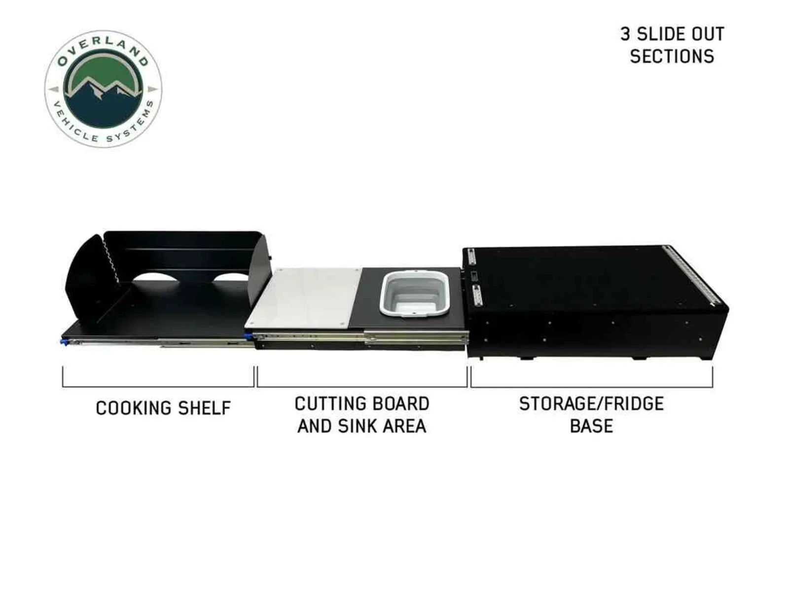Vehicle with Drawer 21010401 Overland Out Box Systems Cargo Slide