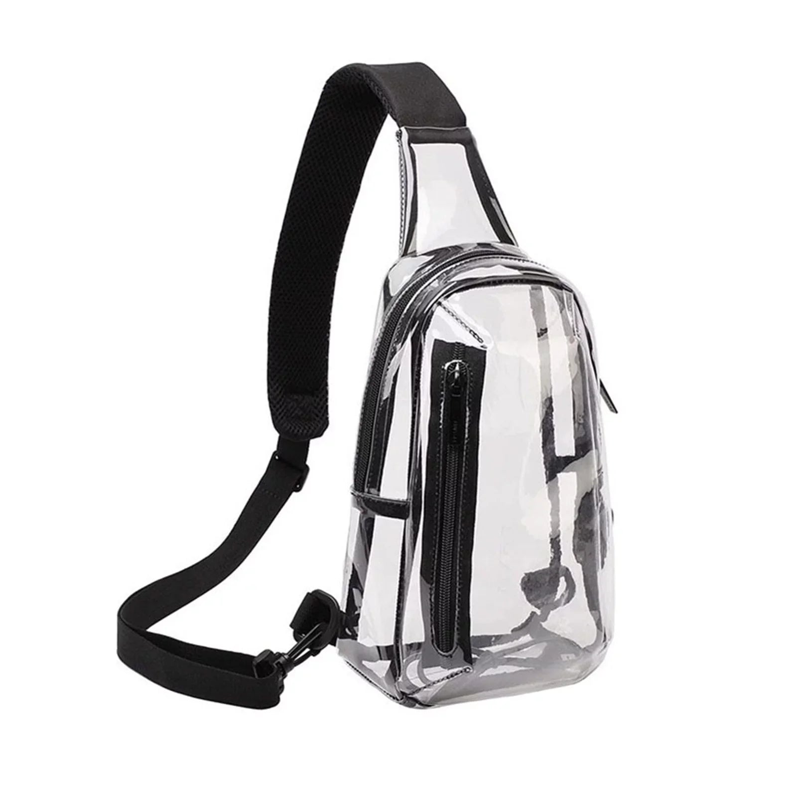 Adjustable Outdoor New Bag Sling Shoulder Transparent Bag Bag Travel Belt Sports Leisure Visual