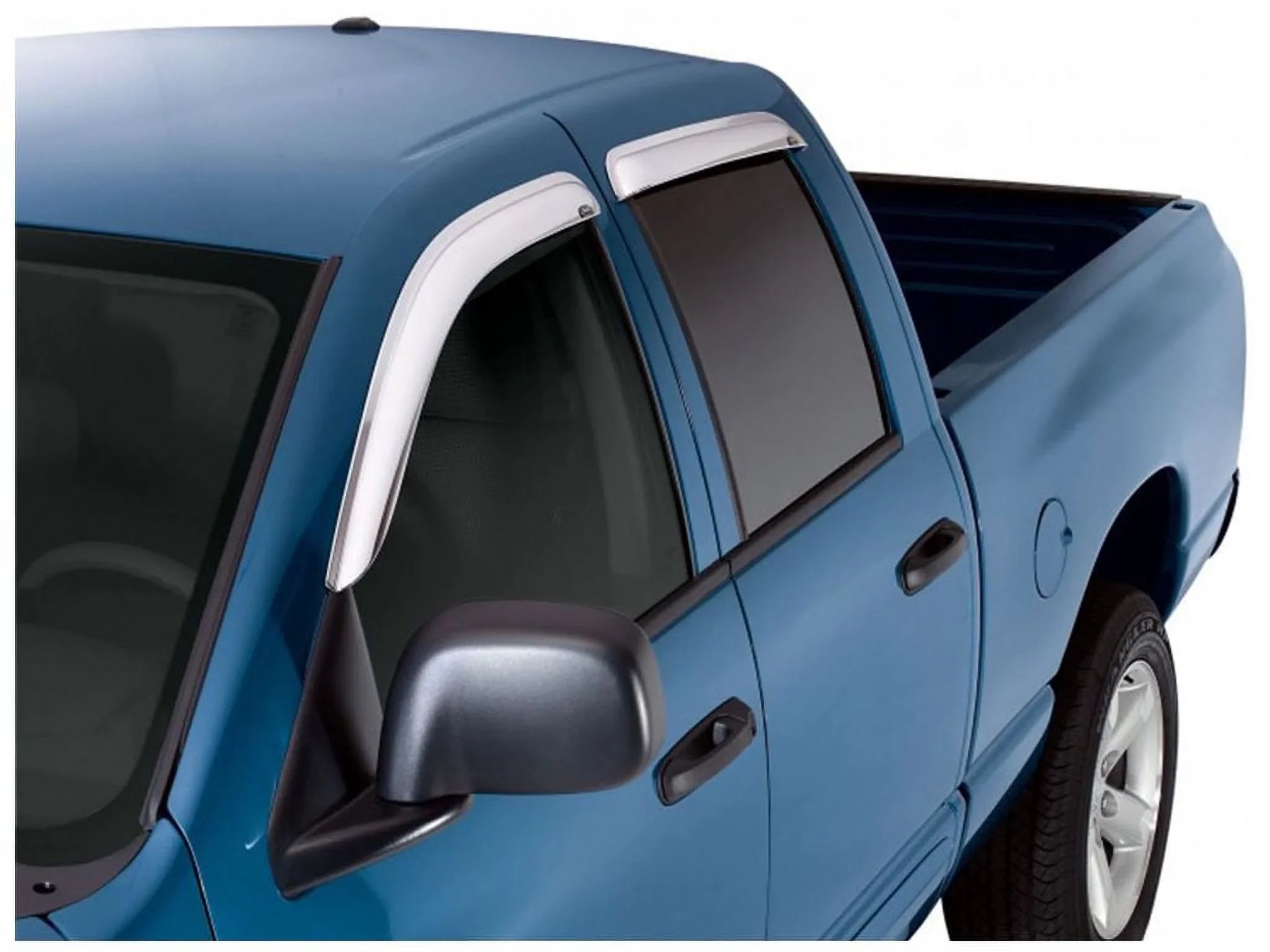 Xd, Sv/Sl/Platinum with 2017-2019 Ventvisor 2021 (AVS) Reserve - Auto Outside RealTruck Window Compatible Mount Titan Nissan Titan Chrome Select: 2Pc Front Nissan Ventshade by