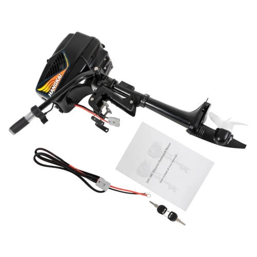 Motor Boat Outboard Electric Engine Fishing Shaft 5.0HP Trolling 48V Short