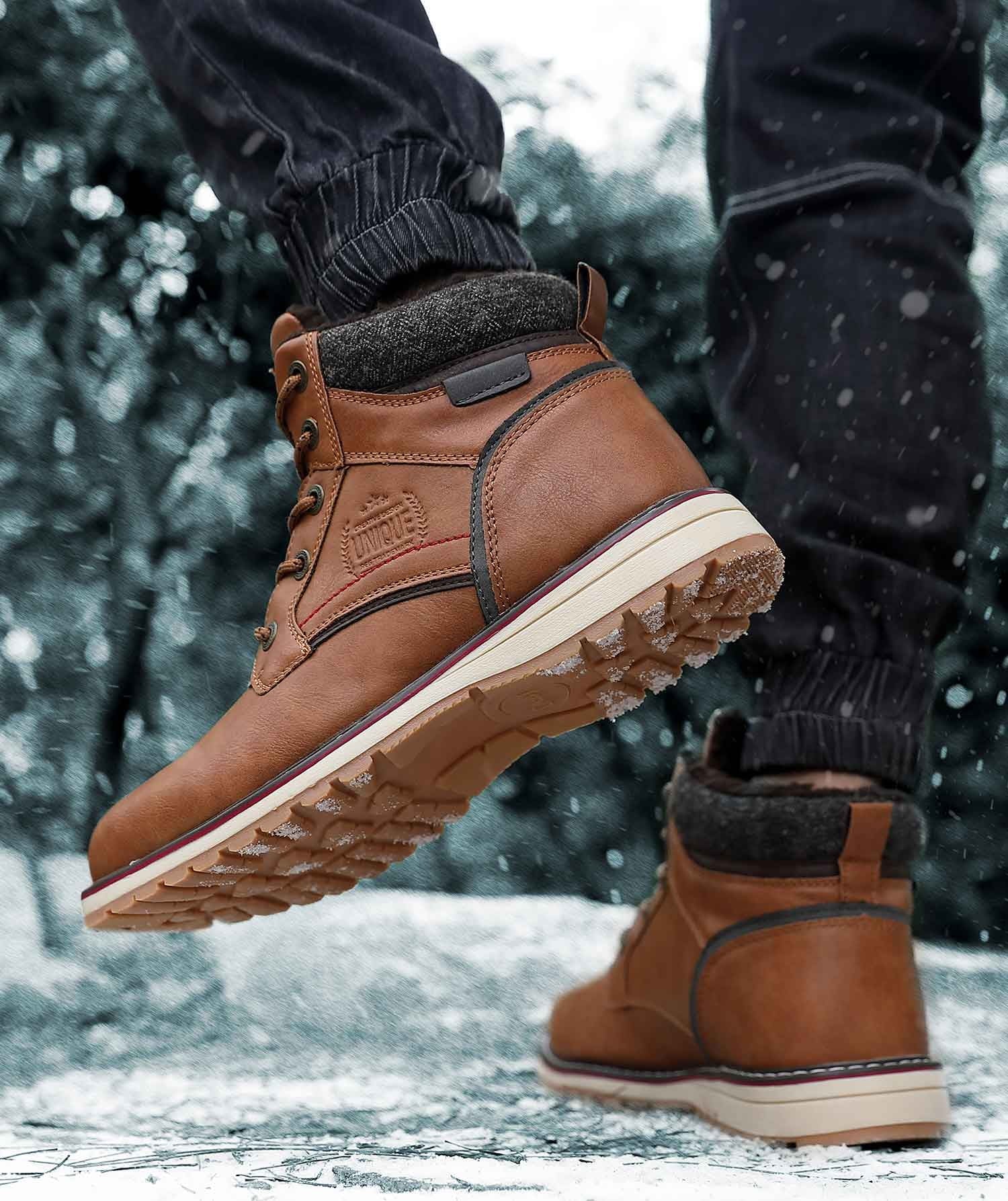 Brown Hiking 7 BELLO Snow Men's Snow Winter Outdoor Boots ARRIGO Light Boots