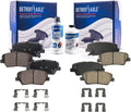 for Pads 11-14 Fe, Rear Detroit Santa Kia Replacement 4 2011 2013 and 2014 Axle 2010-2012 - 2010 Brake Front Brake Sorento, Hyundai Pads Ceramic 2012