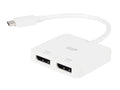 with 4K Thunderbolt to (Dual Compatible Monoprice MacOS and 4K@60Hz) Windows Adapter DisplayPort Devices with Dual USB-C 3