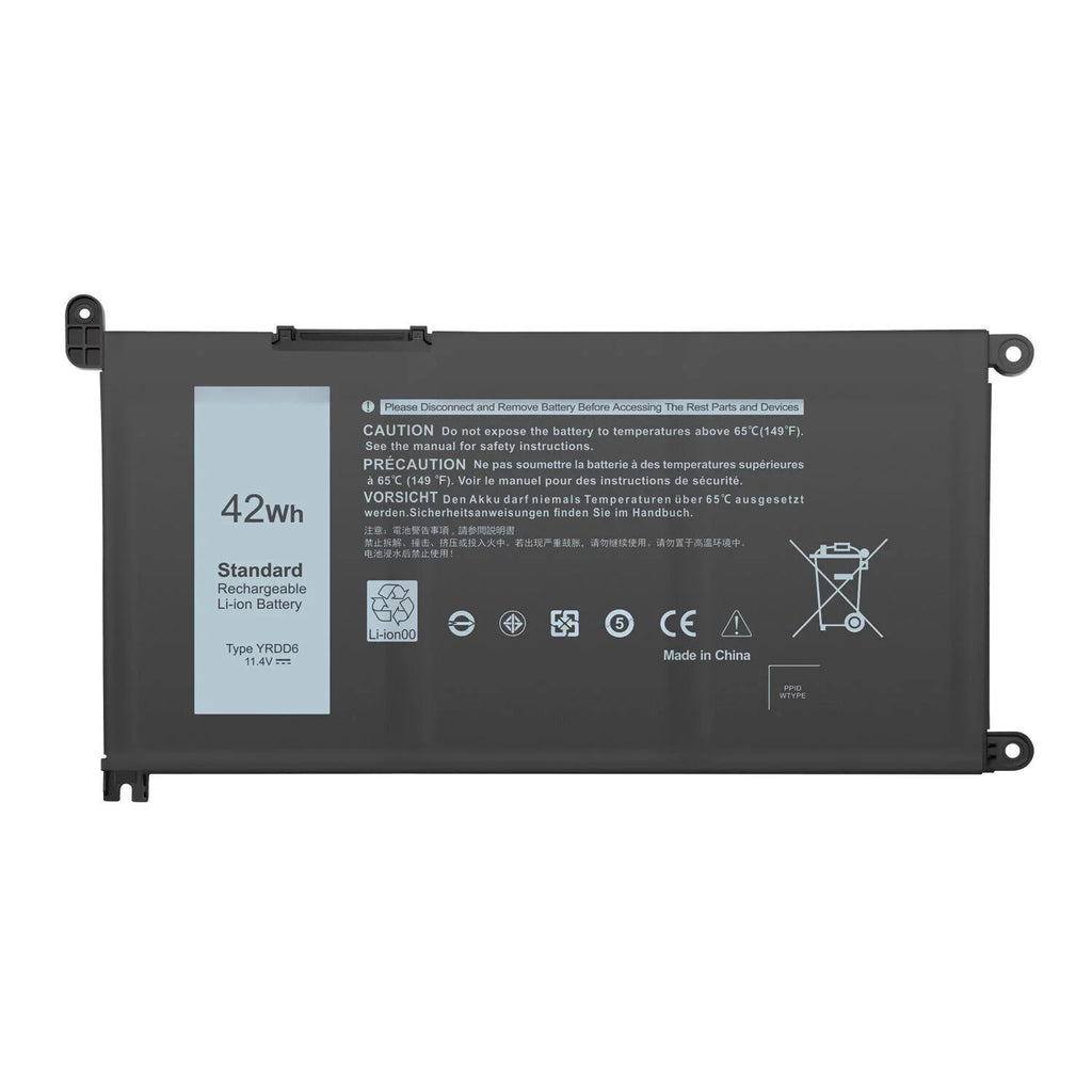 Dell 7586 5491 3310 5485 5593 2-in-1 42Wh YRDD6 5482 Inspiron For Battery 5591
