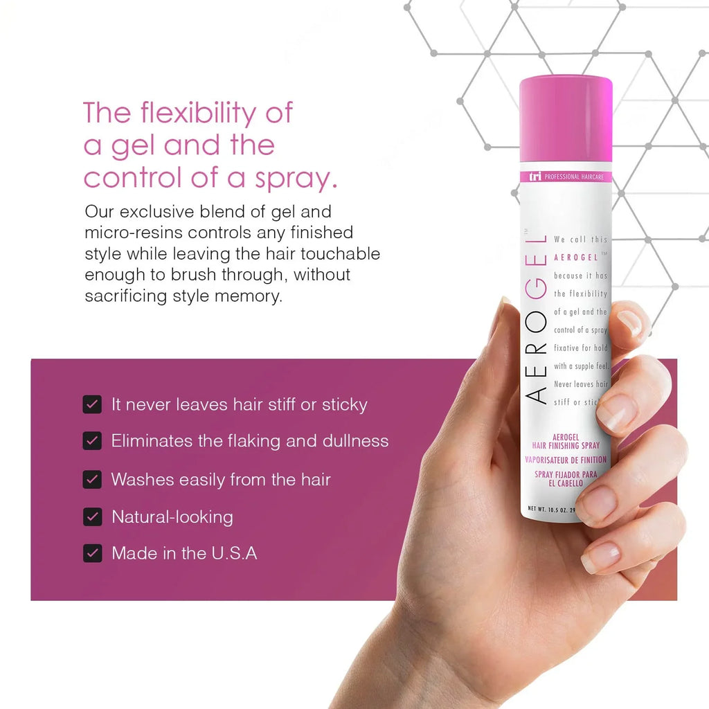 Oz Finishing Hairspray, Hair Aerogel Tri Fl 10.5