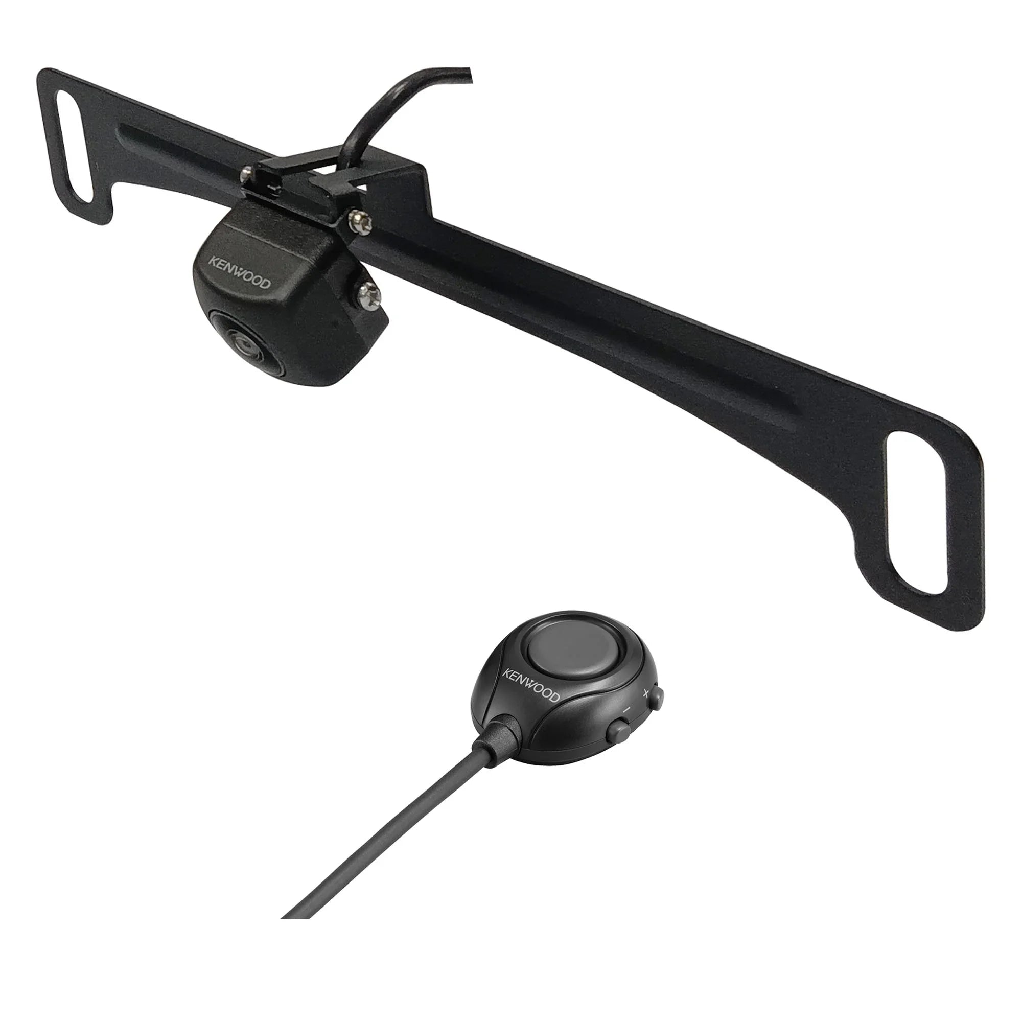Receiver Kenwood DMX709S View Rear MultiMedia Plate with CMOS-320LP with Multi-Angle Camera License Mounting
