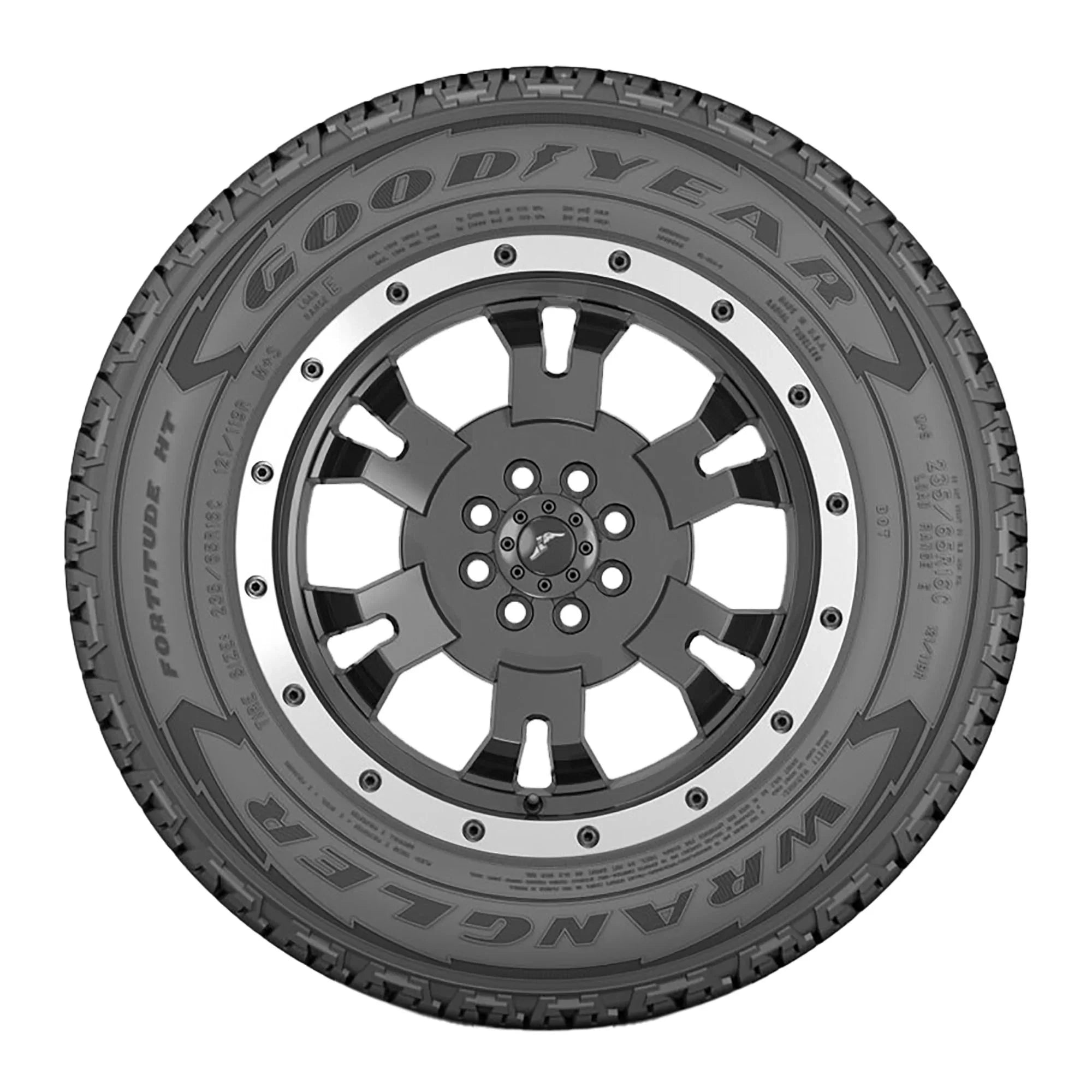 Light HT LT265/70R18 Wrangler E Goodyear Tire 124/121R Season Fortitude All Truck