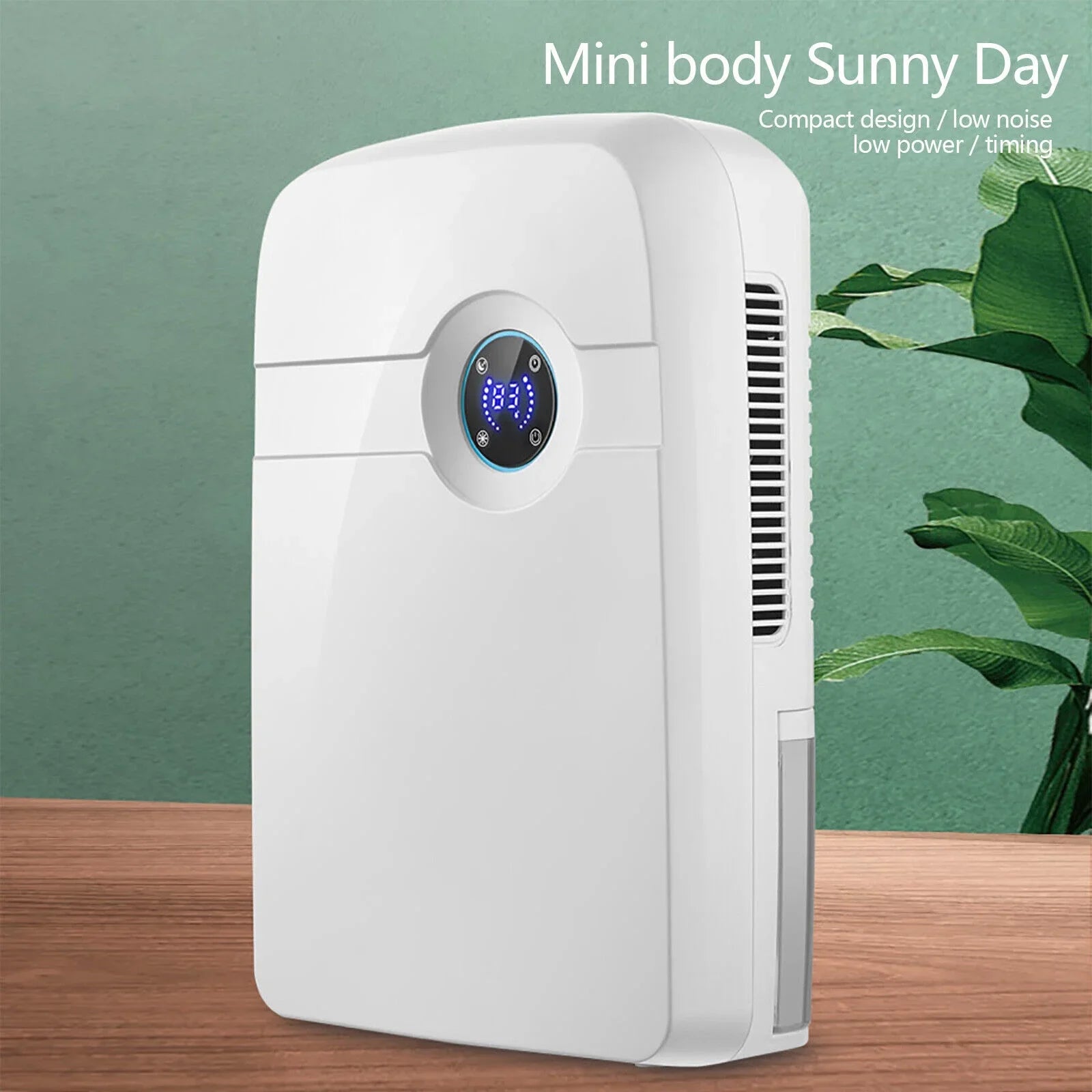 Dryer Water Compact Moisture Tank Hose MIni Caravan Dehumidifier RV Bedroom 2.5L ZhdnBhnos w/ Drain Portable Garage for
