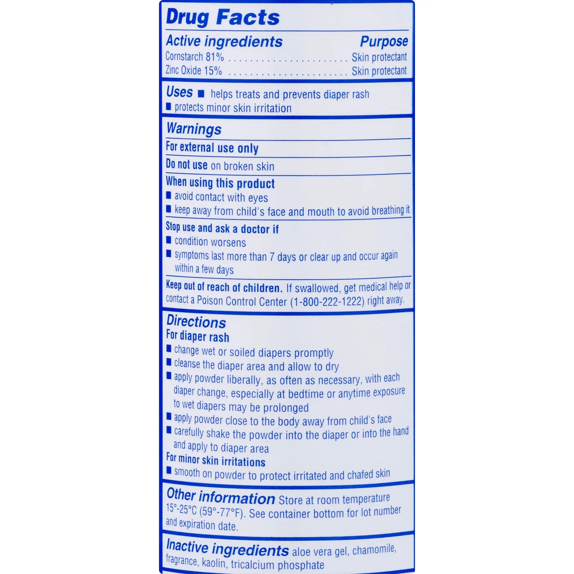Caldesene oz With Cornstarch 5 of Powder (Pack Zinc Baby Oxide 4)