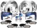 Brake Ford Lincoln and 2013-2019 Ceramic Front 2013-2016 Brake for MKZ 2013 : Pads 2015 11.81" Kit Rotor Fusion, Axle Brakes 2016 2014 - Detroit Replacement Rear 11.89" Rotors and