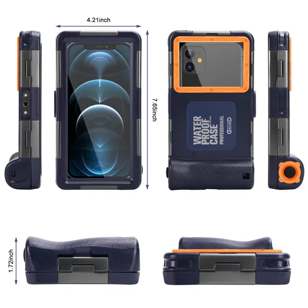 Inch [15m/50ft] Swimming Galaxy Protective UrbanX Lanyard Surfing Phones Waterproof Samsung And 6.9 with F62 Underwater Diving Up Professional Photo Video all Case LCD Housing for Snorkeling to