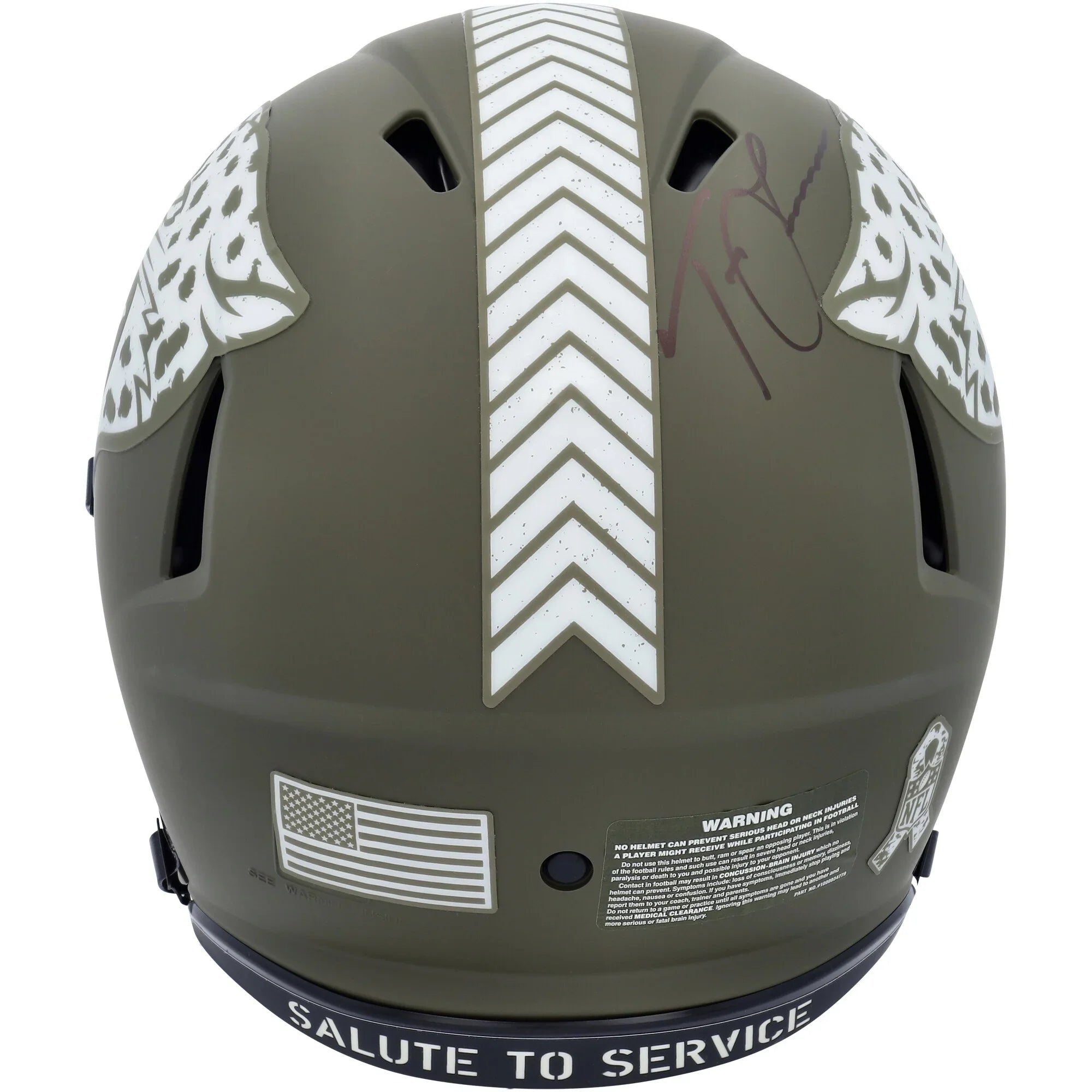 To Autographed Riddell Service Speed Salute Trevor Jaguars Authentic Jacksonville 2022 Helmet Lawrence