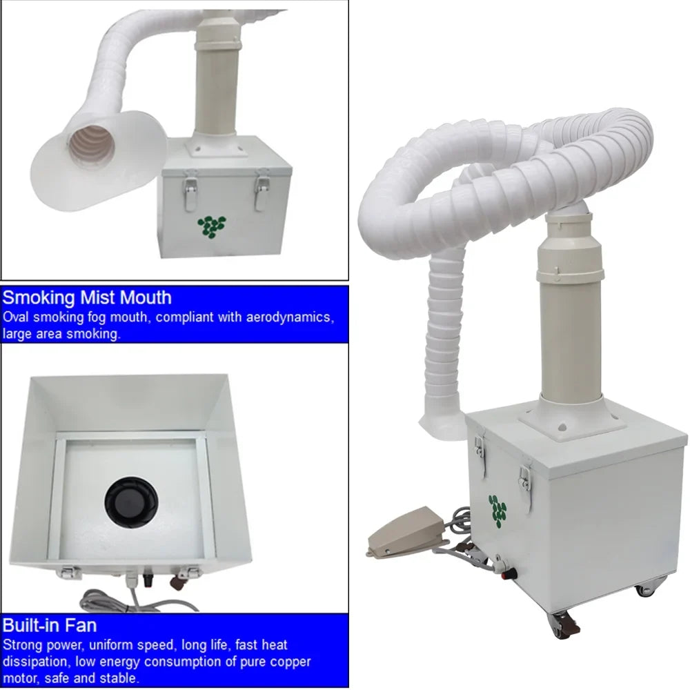 Extractor Welding Dry 12V Welding Switch Fume with Smoke Smoke Purifier Foot Purifier Portable