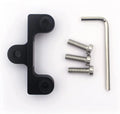 for Osmo Adapter Dual Twin 10/9/8/7/(2018)/6/5/4 Mount Black,Hero GoPro Hero Aluminum Action,AKASO/Campark/YI 3+,DJI