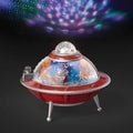 LED Roman Ship Lighted Musical Christmas Tabletop 10.5" UFO Decoration