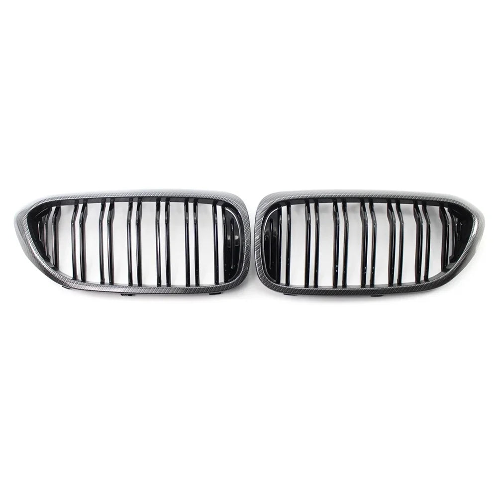 for 2018 BMW 5 Series Trim 2017 NS 540i Carbon G30 Cover G38 2019, Keney Grill Grille Front Style G31 Fiber 530i