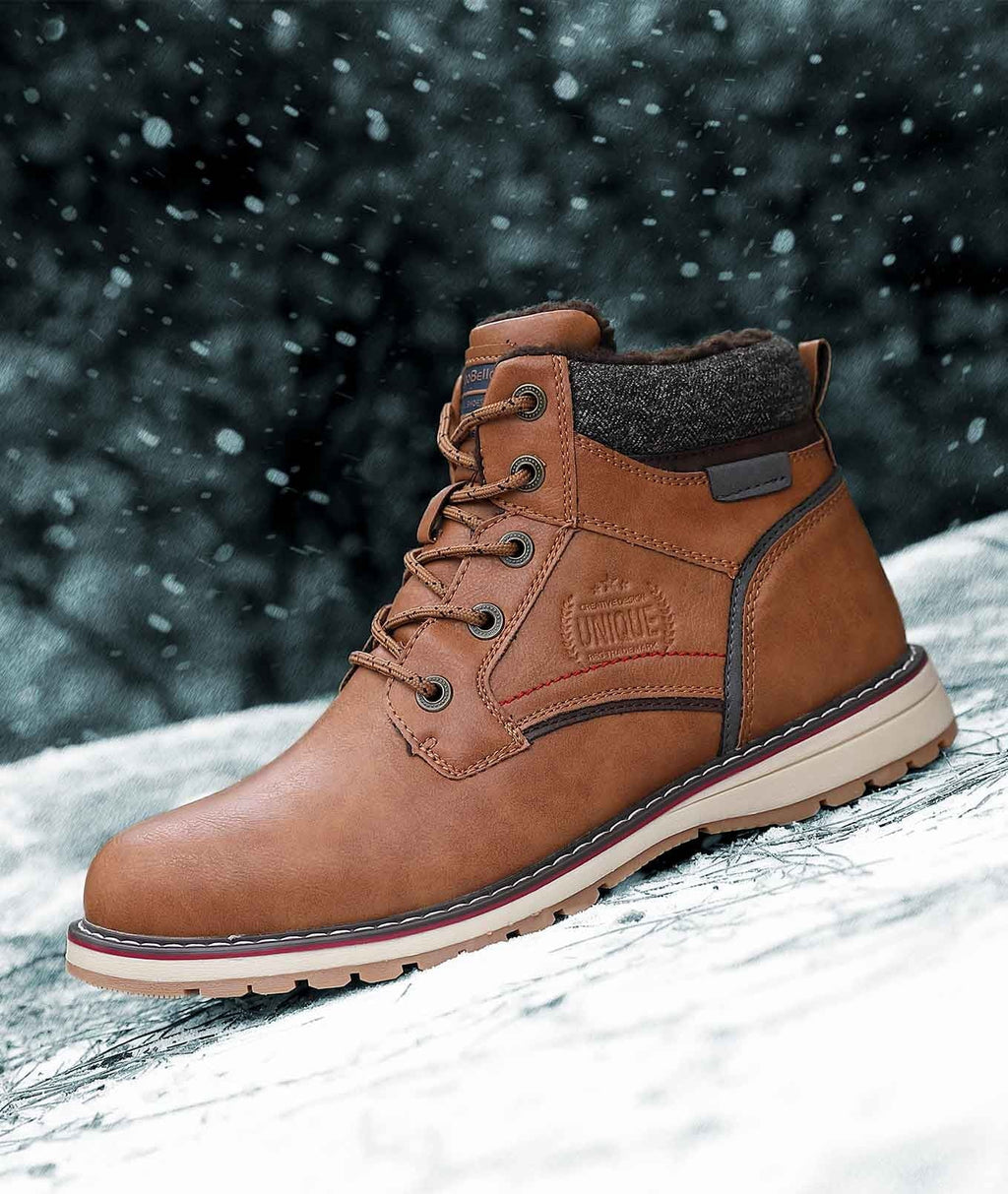 Brown Hiking 7 BELLO Snow Men's Snow Winter Outdoor Boots ARRIGO Light Boots
