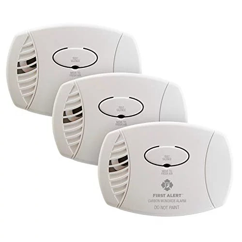 Detector, Plug-In FIRST Carbon CO600 ALERT Monoxide 3-Pack,