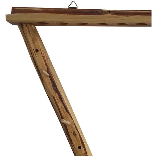 12 - Archery Arrow Wall Rack Rustic Compound Storage 2 Creek Rush Creations Bow
