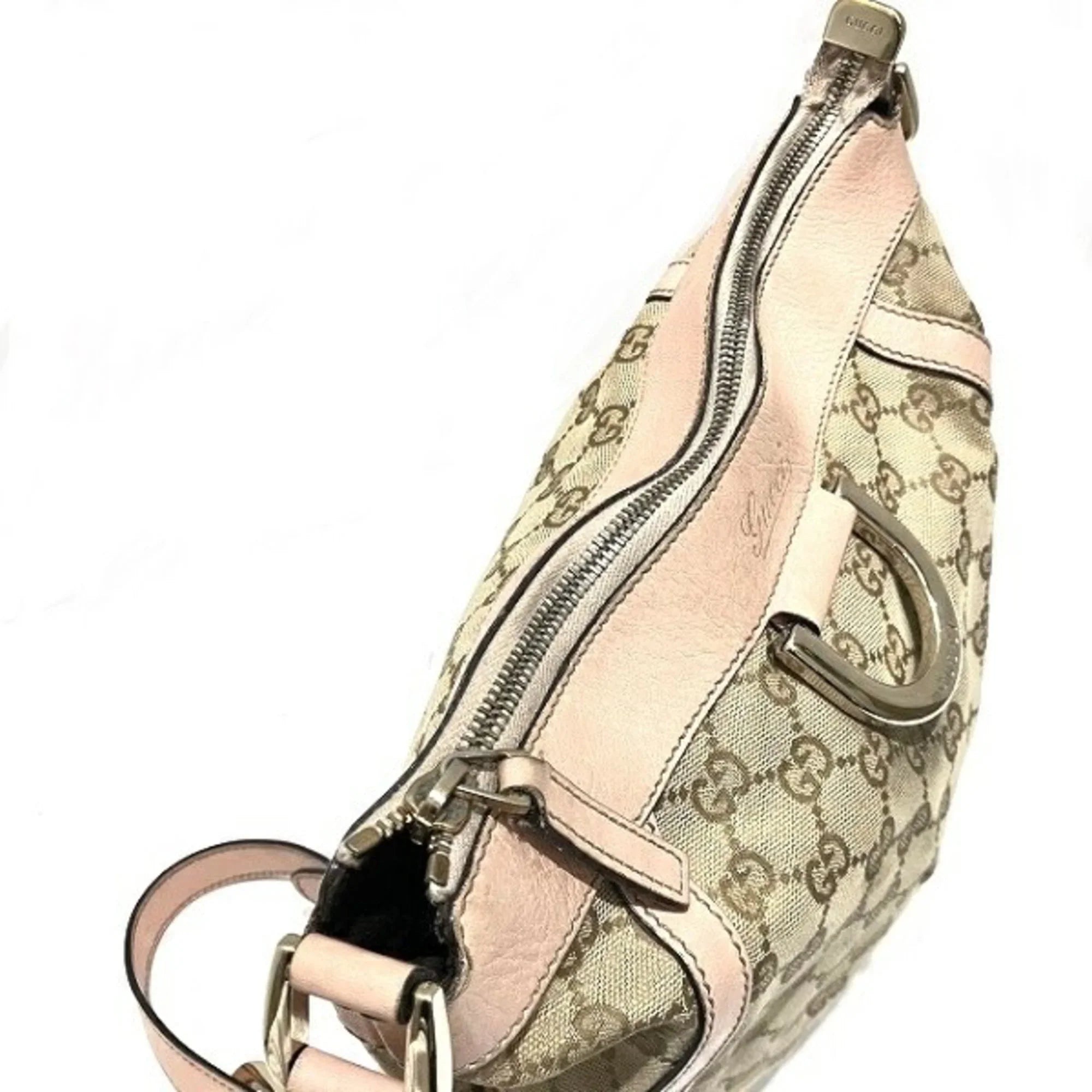 (Good) Shoulder Pre-Owned GUCCI Ladies 203257 Canvas Abbey GG Bag