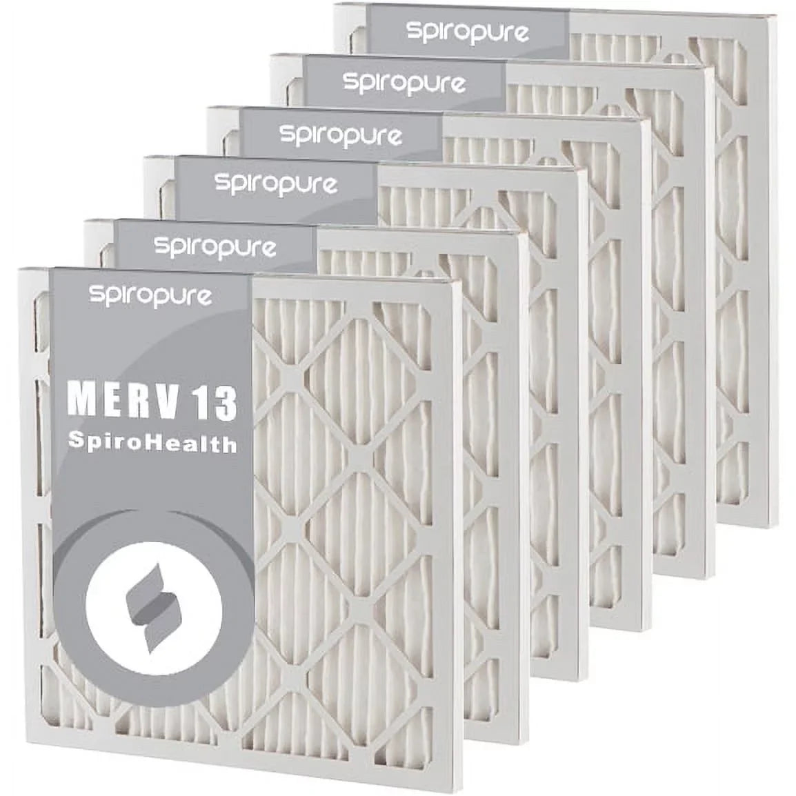 '- Filter SpiroPure 13 Made in Filters Pack) (6 USA Pleated MERV Air 10x16x1