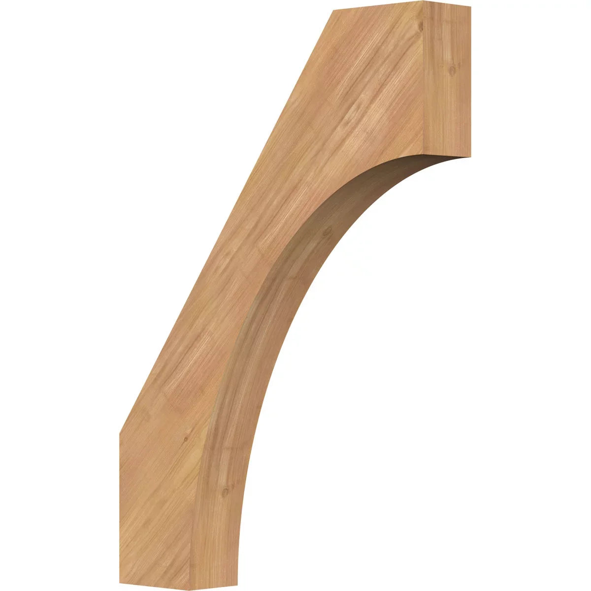 Smooth Brace, x 28"H Westlake 1/2"W 3 20"D x Red Western Cedar