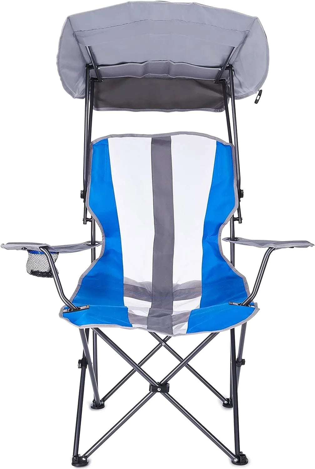 and Foldable Tailgates, for Canopy Chair Original Outdoor Grey/Blue Camping, Kelsyus Events,