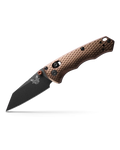 Billet - Black Blade Wharncliffe Earth CPM-M4 BM-290BK-1 Dark Benchmade Cobalt Aluminum AXIS Flat Handles Folding Knife