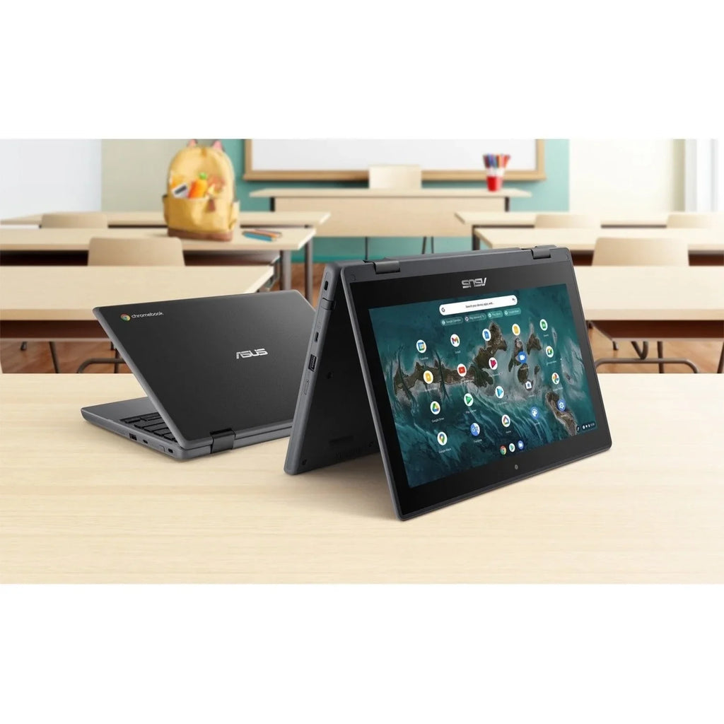 Flip ChromeOS, Chromebook 11.6" Touchscreen, CR1100FKA-YZ184T Intel 64GB Asus Celeron SSD, N5100,