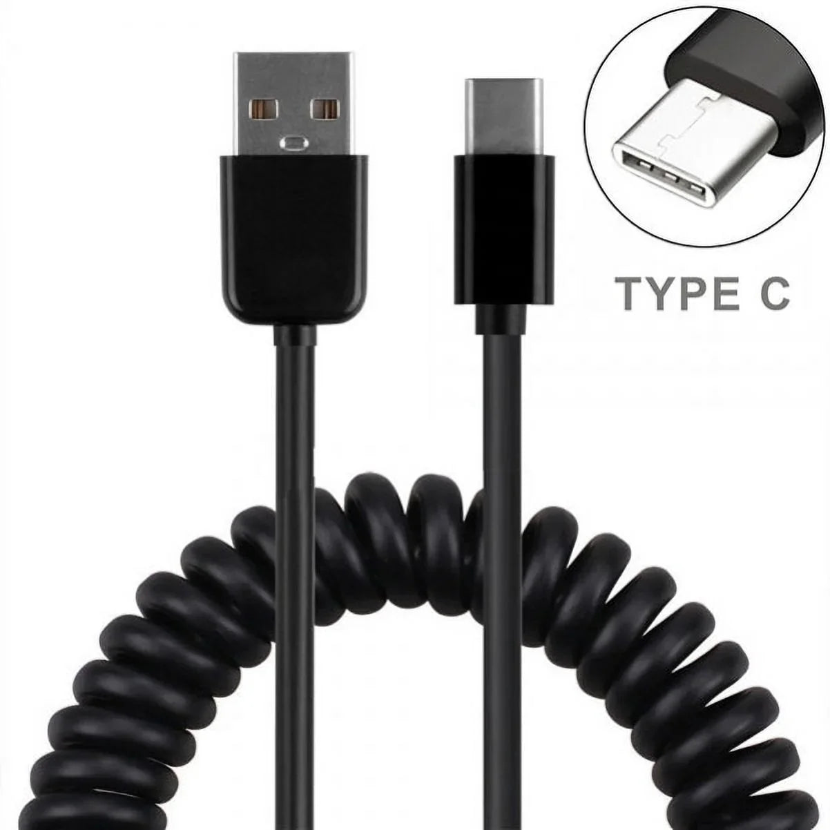2 for - Mi - Plus - Mix w 7, USB 10 Galaxy Type-C A20 A50 Plus Note USB Quick Redmi 1 A9 Coiled Sonim Cable Note 9T XP3 XP8 Charger Samsung 5 A10e Xiaomi Xperia Car Fold 10 Sony 42W Z3R 3-Port