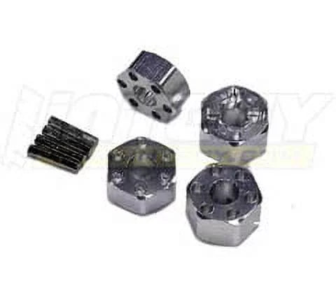 Stampede RC (4) Model T7965SILVER Traxxas & Hub Integy 1/10 2WD for Hop-ups Wheel Toy 2WD Slash