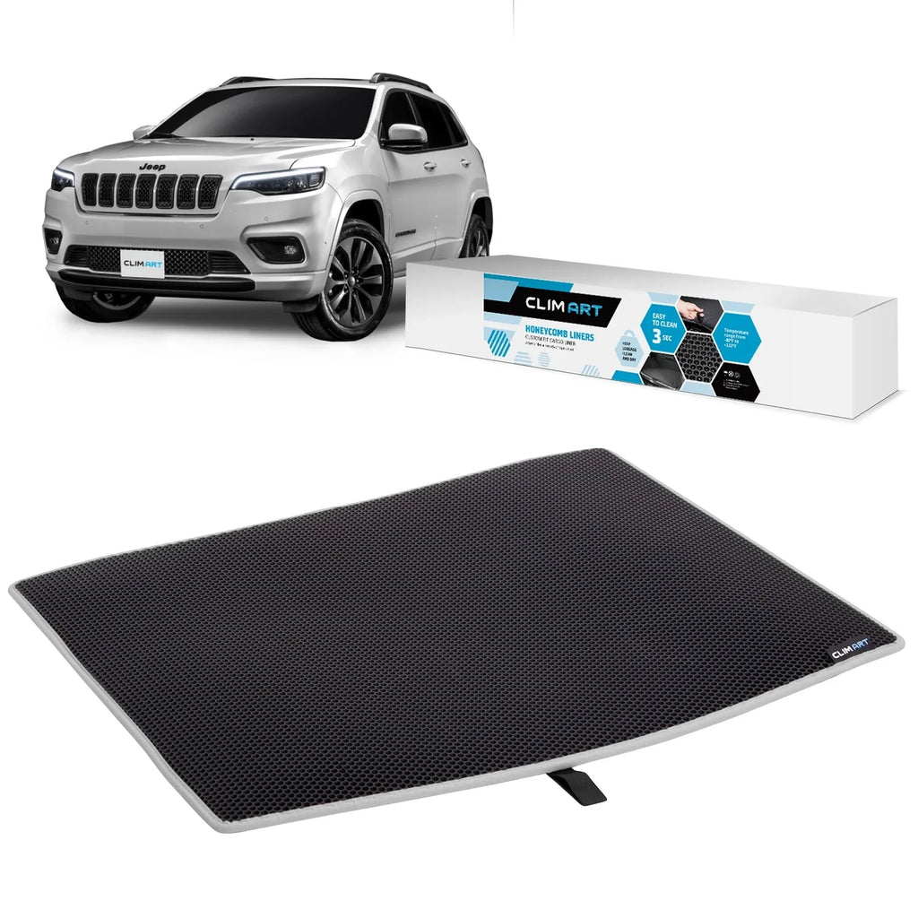 CLIM FL04114031 All-Climate, - Luggage Trunk Technology & Cargo Custom - Honeycomb Fit ART Heavy Cargo Cherokee Liner, Dirtproof Anti-Slip Liner Mat, 2018-2023 for with Jeep Duty, Waterproof