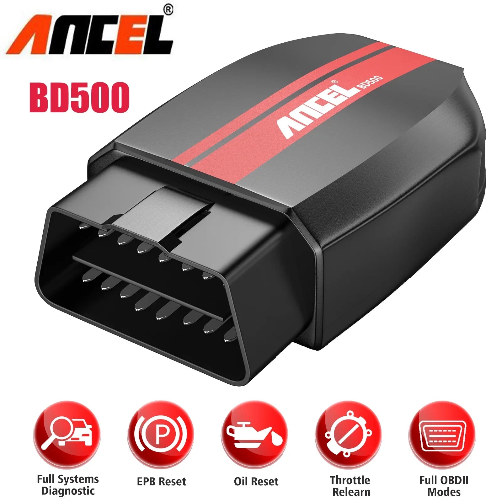 Skoda EPB Scanner Reset Throttle BD500 Code Tool Fits Learning Oil VAG Systems Audi Diagnostic Automotive Bluetooth Wireless Vehicles Check VW Reset Car All Ancel for Scanner Reader Seat Scan OBD2