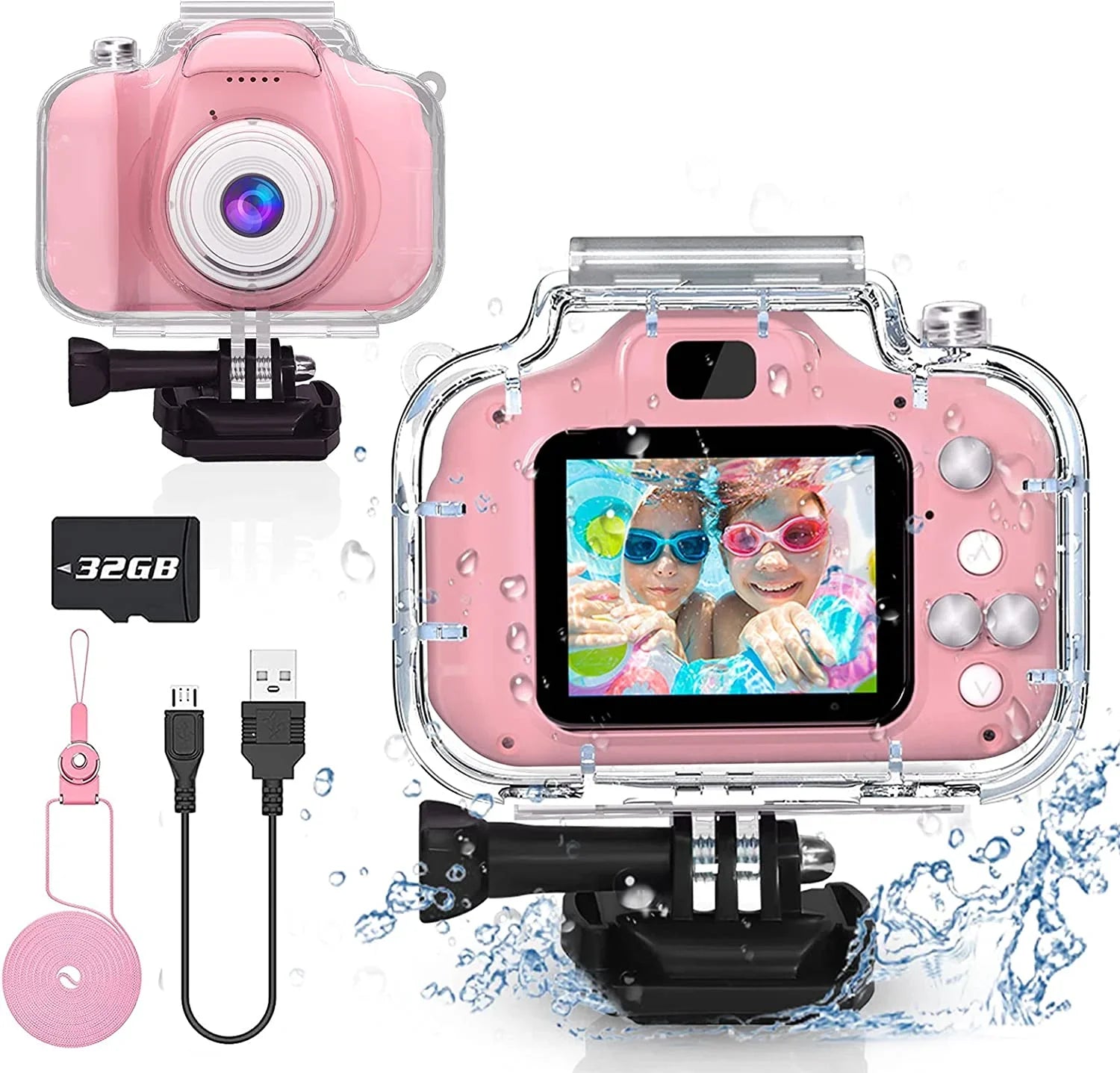 for Girls Waterproof 10 Toddler Year Action Gifts Camera 8 6 9 Toys Old Kids Christmas Camera Birthday 7 Gifts