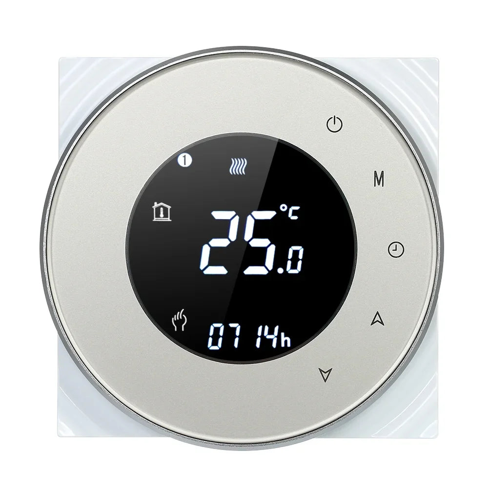Backlight Boiler Dry Echo/ Voice HomeIFTTT Touchscreen LCD with Programmable with Controller Gas Compatible Heating Control