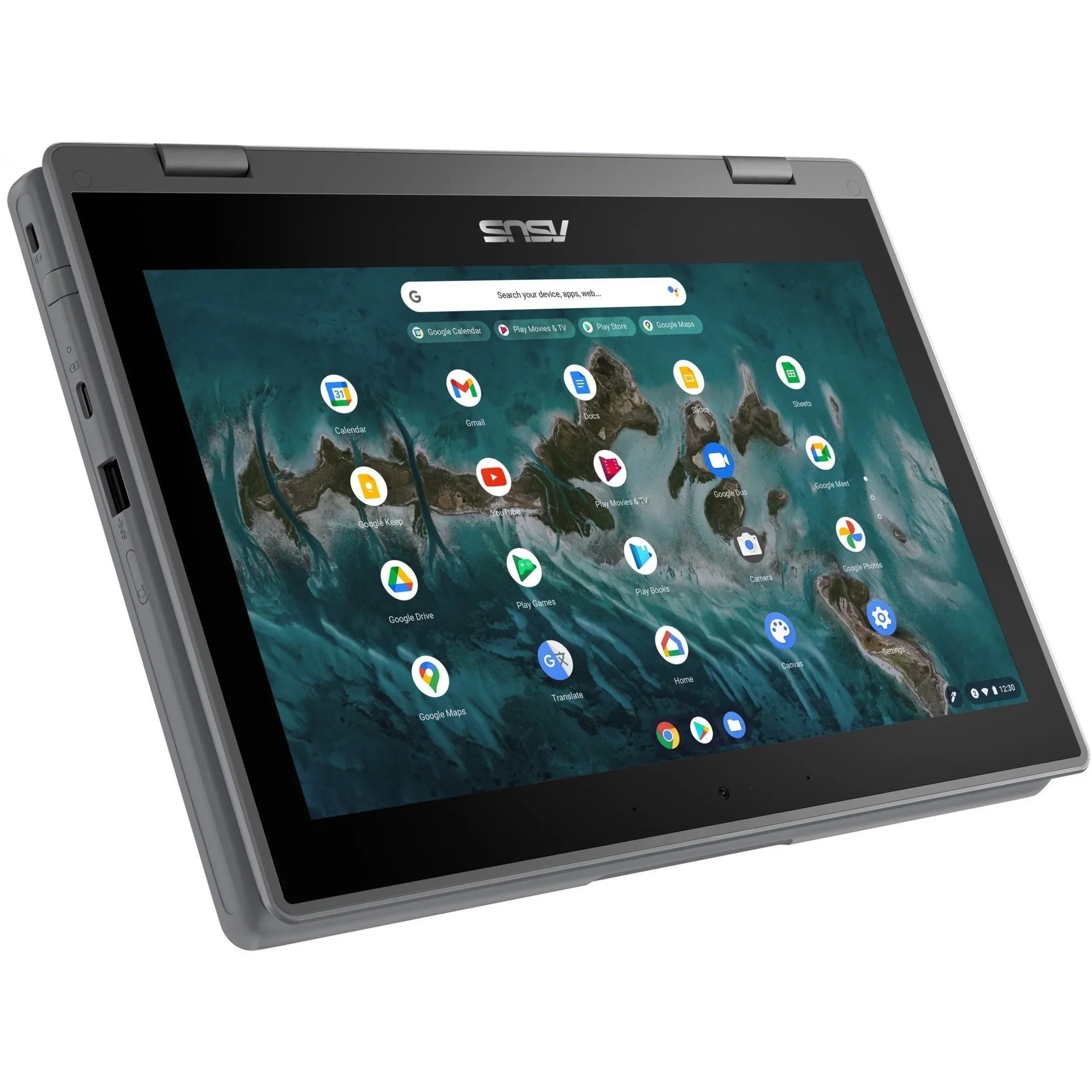 Flip ChromeOS, Chromebook 11.6" Touchscreen, CR1100FKA-YZ184T Intel 64GB Asus Celeron SSD, N5100,