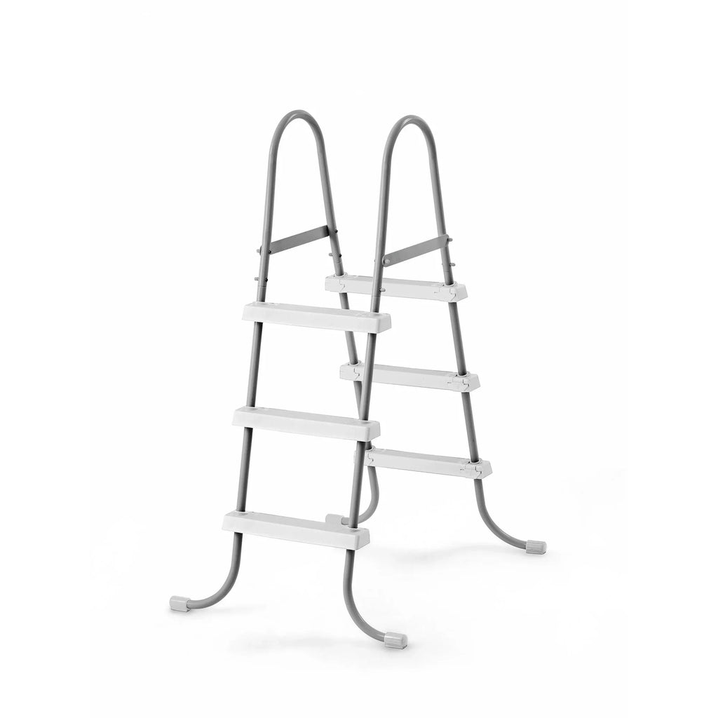 Protective Ladder Frame Mat Pool + 42-Inch Ground Ladder Pool Steel Intex Above