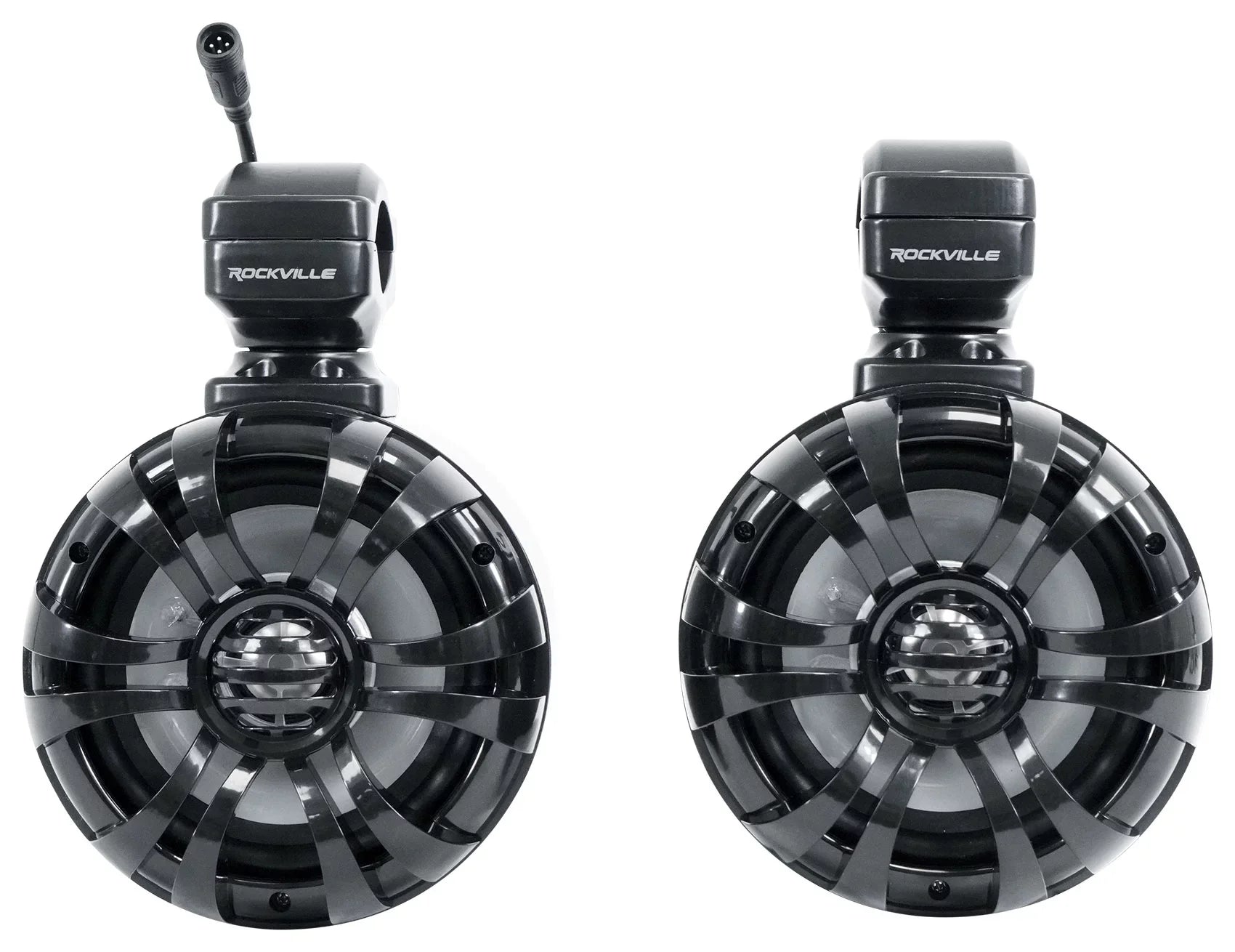 Audio RNGR65FE Pair For Ranger Polaris 2018+ Speakers+Amp Tower Memphis Pods+LED