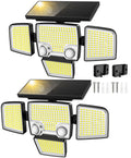 Motion 423 Lights Solar SZRSTH Waterproof Lights for 3000LM - Lights Sensor Outdoor Flood LED Security Patio Yard Garden