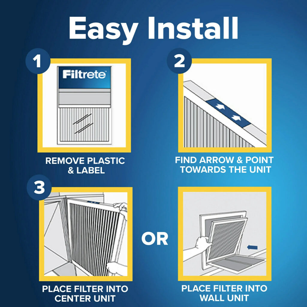 Filter, 2 1000 MPR Filtrete Air Defense, Filters MERV Allergen 16x20x1 11,