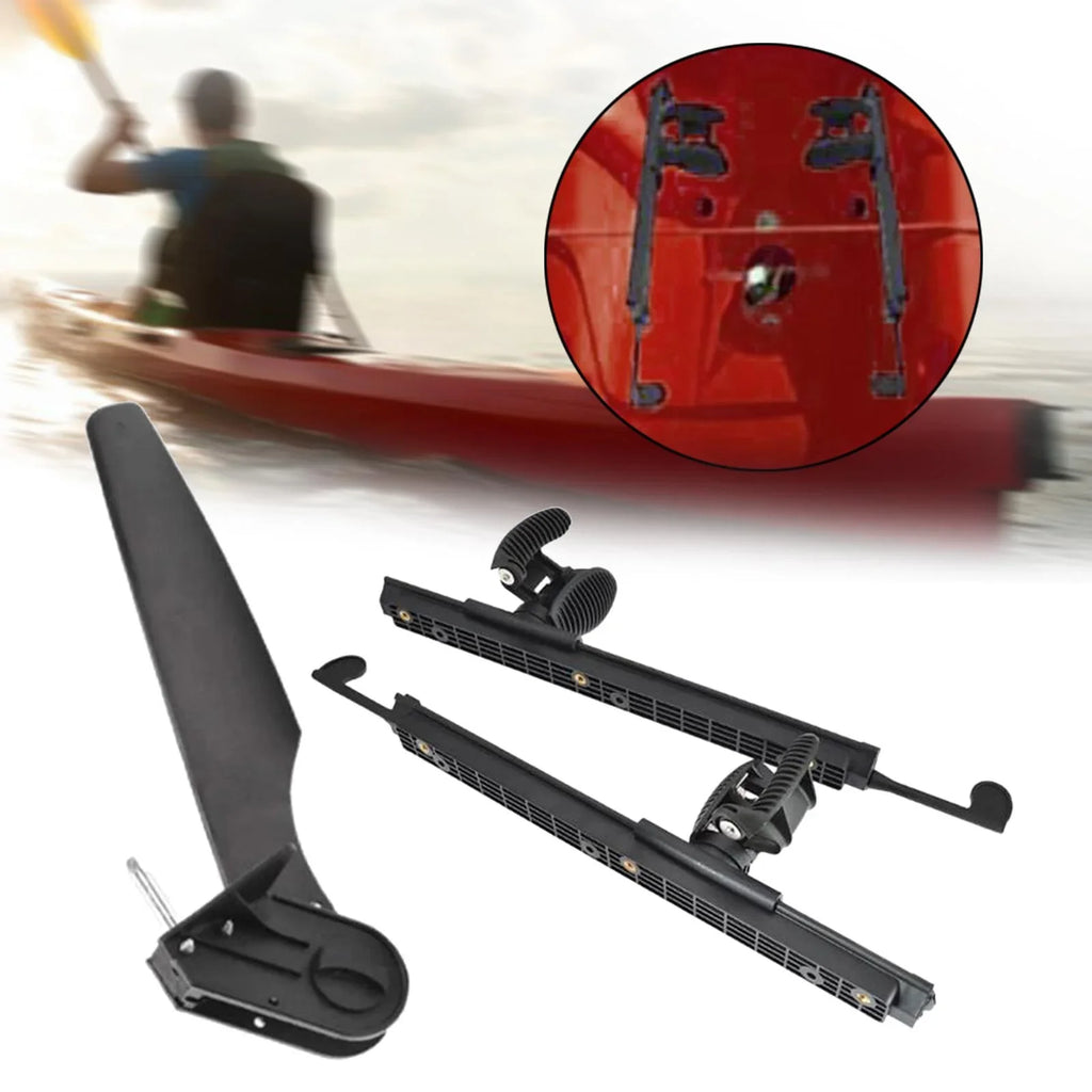 Kayak Fishing Pegs Brace Boat Pedals with Canoeing for Foot Boat Watercraft Marine Tail Accessories kesoto Rudder Kayak Foot Rudder