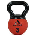 New Aeromat Kettlebell Medicine - Mini AGM Group Handle 3 Elite lbs Ball, 2021 Red