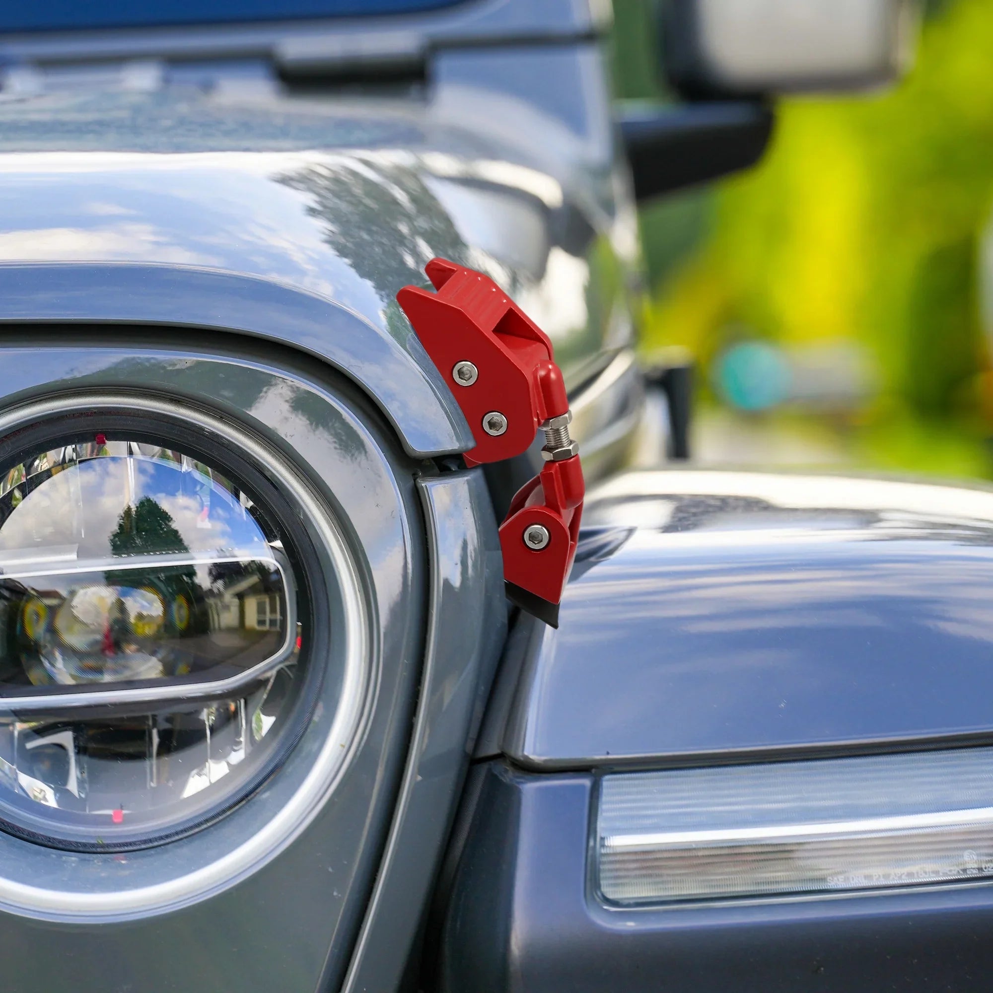 Hood Fit Pair Door Hood Door Catch JK Unique 2 & Front Locking Jeep Red Wrangler Bargains 1 for 4 Latches Unlimited