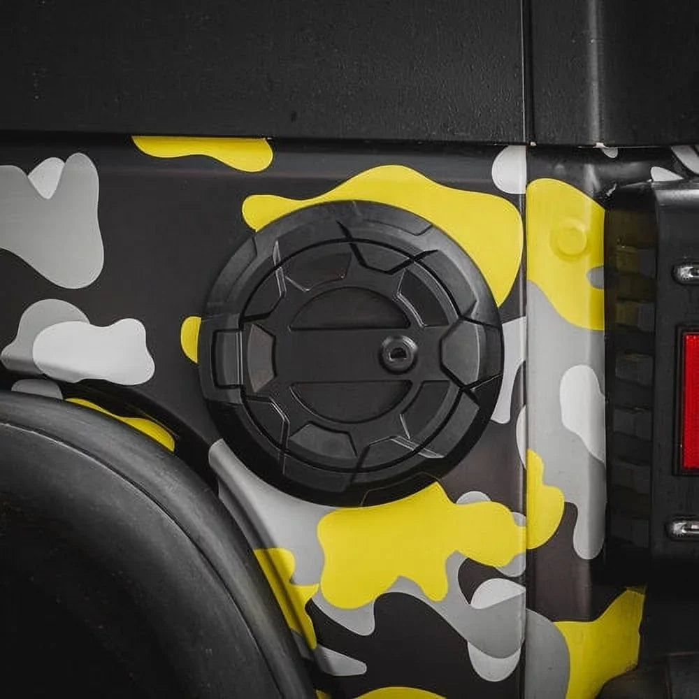 Cap Theft 07-18 for Bedrock Fuel Aluminum, Series Style, Xprite Cover Wrangler JKU, Easy Gas Offroad Jeep Installation, Deterrence Lightweight JK