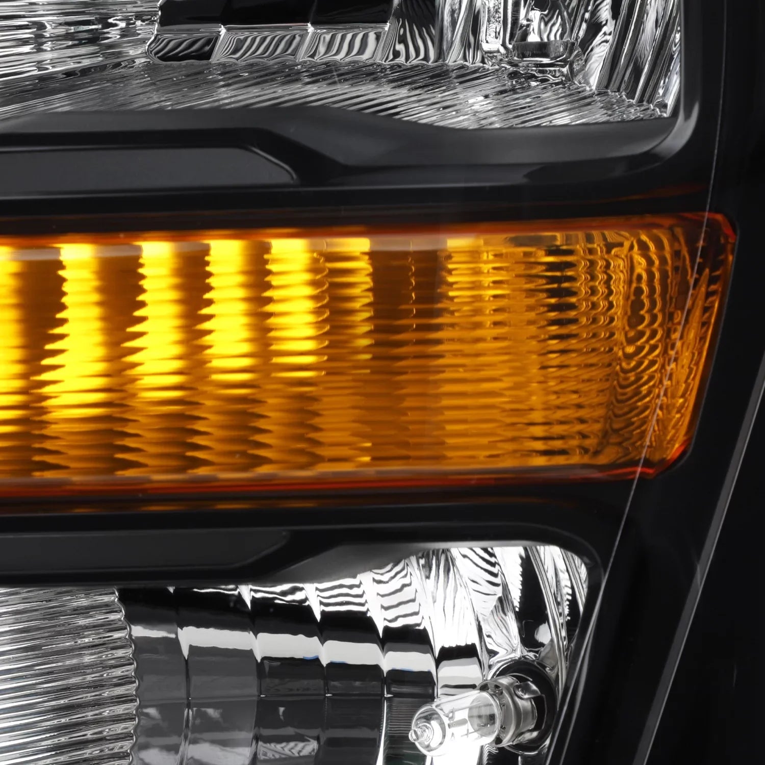 Ford - OE Headlight [Halogen F150 Housing Left Pickup Black Driver 2023 AKKON Fit 2022 Headlamp Type] 2021 Truck Style Side