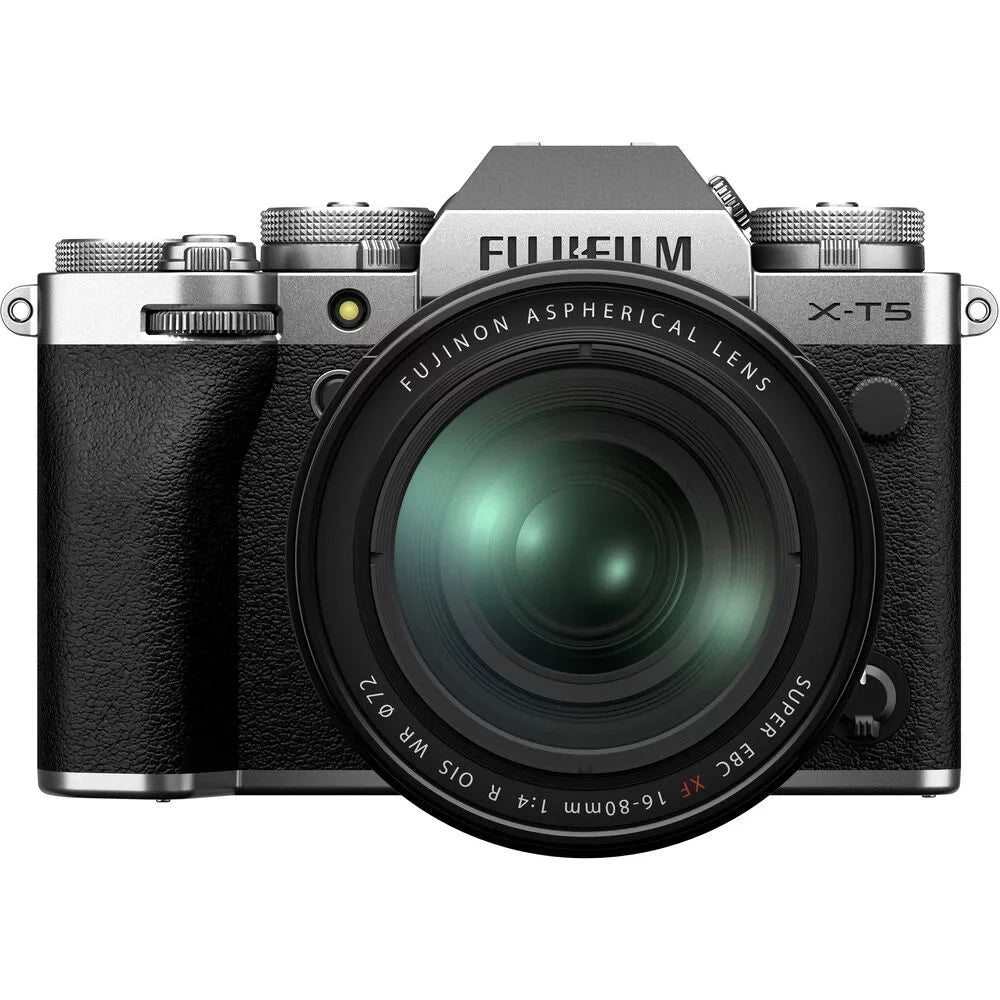 (Silver) Mirrorless with 16782662 - FUJIFILM 16-80mm X-T5 Camera Lens