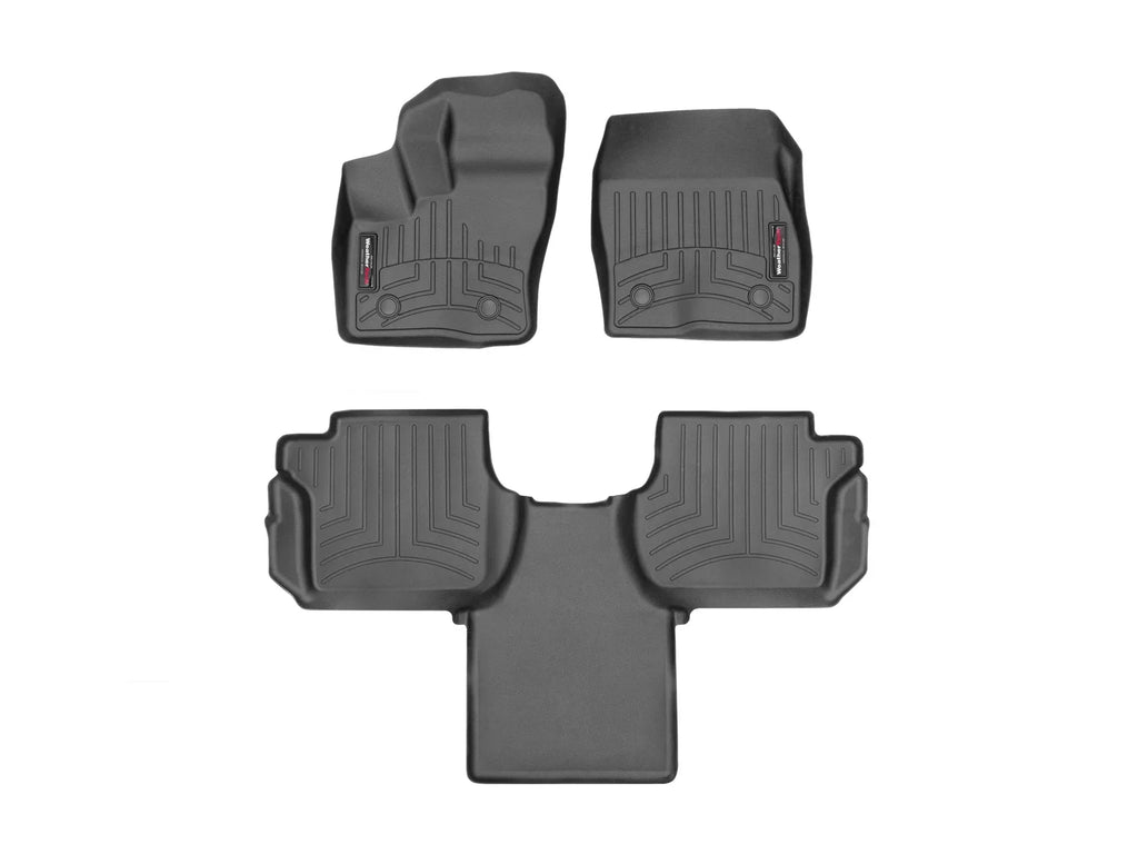 1st Fit WeatherTech Connect FloorLiners Row, compatible - with Black Ford & 2nd Transit 2018-2022 Custom